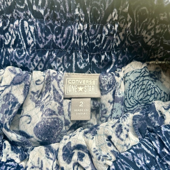 Converse One Star teen Blue and White Patterned Skirt - Picture 4 of 8